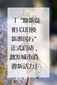 “焕新益阳·以旧换新惠民行”正式启动，激发城市消费新活力