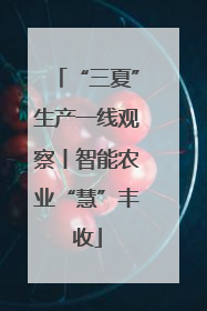 “三夏”生产一线观察丨智能农业“慧”丰收
