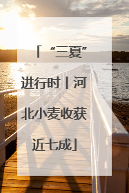 “三夏”进行时丨河北小麦收获近七成