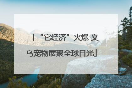 “它经济”火爆 义乌宠物展聚全球目光