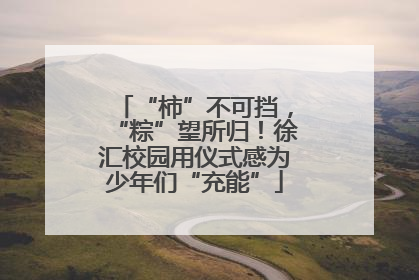 “柿”不可挡，“粽”望所归！徐汇校园用仪式感为少年们“充能”
