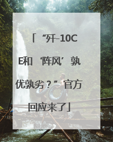 “歼-10CE和‘阵风’孰优孰劣？”官方回应来了