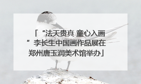 “法天贵真 童心入画”李长生中国画作品展在郑州唐玉润美术馆举办