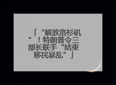 “解放洛杉矶”！特朗普令三部长联手“结束移民暴乱”