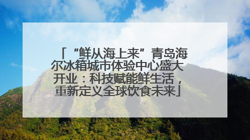 “鲜从海上来”青岛海尔冰箱城市体验中心盛大开业：科技赋能鲜生活，重新定义全球饮食未来