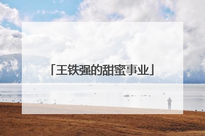王铁强的甜蜜事业