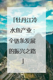 牡丹江冷水鱼产业：全链条发展的振兴之路
