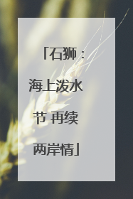 石狮：海上泼水节 再续两岸情