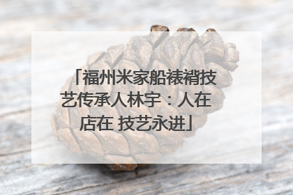福州米家船裱褙技艺传承人林宇：人在店在 技艺永进