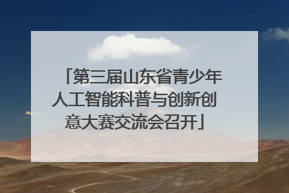第三届山东省青少年人工智能科普与创新创意大赛交流会召开
