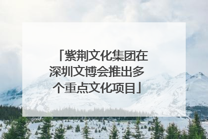 紫荆文化集团在深圳文博会推出多个重点文化项目