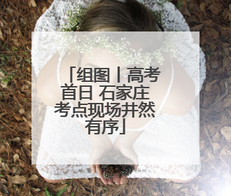 组图丨高考首日 石家庄考点现场井然有序