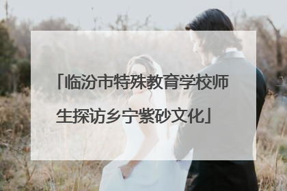 临汾市特殊教育学校师生探访乡宁紫砂文化