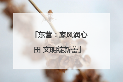 东营：家风润心田 文明绽新蕾