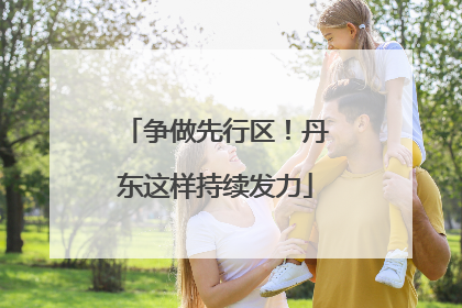 争做先行区！丹东这样持续发力