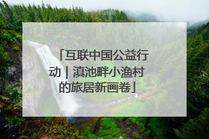 互联中国公益行动｜滇池畔小渔村的旅居新画卷