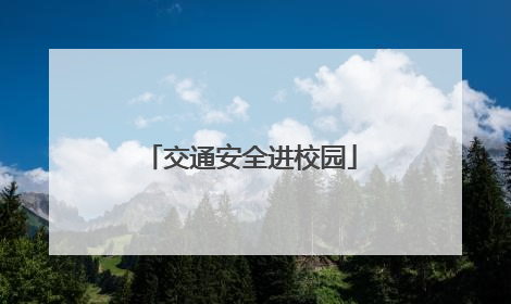 交通安全进校园