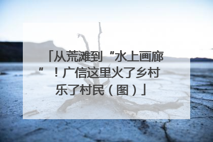 从荒滩到“水上画廊”！广信这里火了乡村 乐了村民（图）