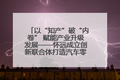 以“知产”破“内卷” 赋能产业升级发展——怀远成立创新联合体打造汽车零部件产业新高地