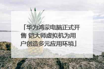 华为鸿蒙电脑正式开售 铠大师虚拟机为用户创造多元应用环境