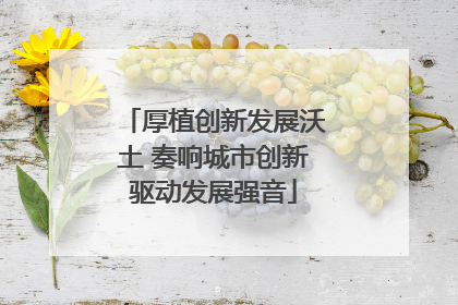 厚植创新发展沃土 奏响城市创新驱动发展强音