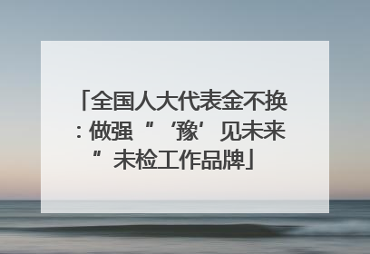 全国人大代表金不换：做强“‘豫’见未来”未检工作品牌