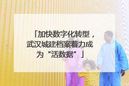 加快数字化转型，武汉城建档案着力成为“活数据”