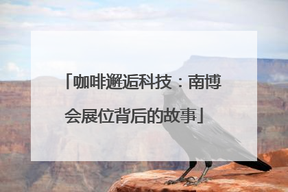 咖啡邂逅科技：南博会展位背后的故事