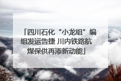 四川石化“小龙组”编组发运告捷 川内铁路航煤保供再添新动能
