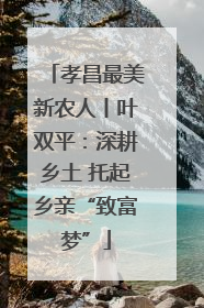 孝昌最美新农人丨叶双平：深耕乡土 托起乡亲“致富梦”