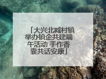 大兴北臧村镇举办镇企共建端午活动 手作香囊共话安康