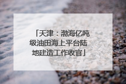 天津：渤海亿吨级油田海上平台陆地建造工作收官