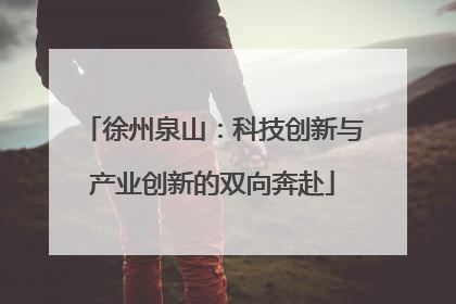 徐州泉山：科技创新与产业创新的双向奔赴
