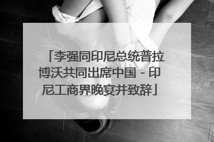 李强同印尼总统普拉博沃共同出席中国－印尼工商界晚宴并致辞