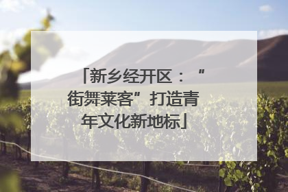新乡经开区：“街舞莱客”打造青年文化新地标