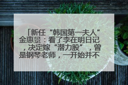 新任“韩国第一夫人”金惠景：看了李在明日记，决定嫁“潜力股”，曾是钢琴老师，一开始并不支持丈夫从政