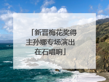 新晋梅花奖得主孙娜专场演出在石唱响