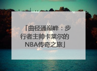 曲径通巅峰：步行者主帅卡莱尔的NBA传奇之旅