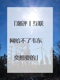 潮评丨互联网给不了韦东奕想要的