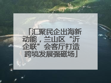 汇聚民企出海新动能，兰山区“沂企联”会客厅打造跨境发展强磁场