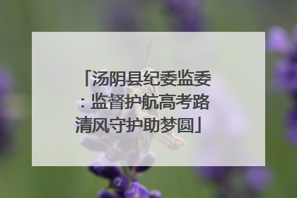 汤阴县纪委监委：监督护航高考路清风守护助梦圆