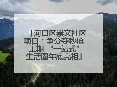 河口区崇文社区项目：争分夺秒抢工期 “一站式”生活圈年底亮相