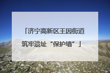 济宁高新区王因街道筑牢遗址“保护墙”