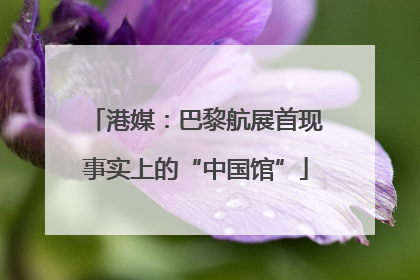 港媒：巴黎航展首现事实上的“中国馆”