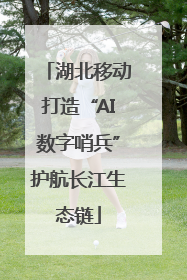 湖北移动打造“AI数字哨兵”护航长江生态链