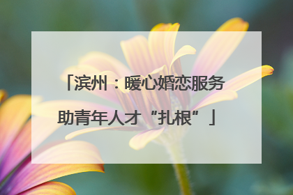 滨州：暖心婚恋服务助青年人才“扎根”