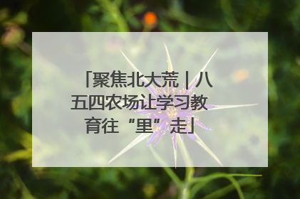 聚焦北大荒｜八五四农场让学习教育往“里”走