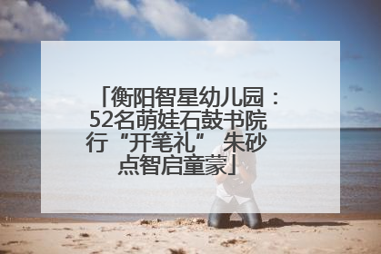 衡阳智星幼儿园：52名萌娃石鼓书院行“开笔礼” 朱砂点智启童蒙
