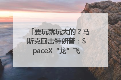 要玩就玩大的？马斯克回击特朗普：SpaceX“龙”飞船将立即退役！