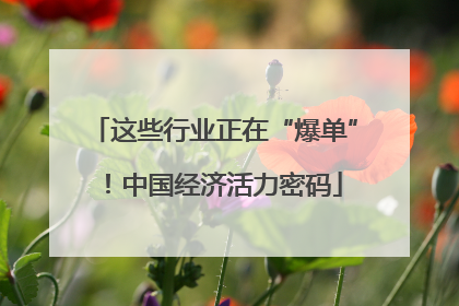 这些行业正在“爆单”！中国经济活力密码